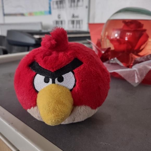 Rovio Red Angry Bird Plush Stuffed No Sound - Picture 2 of 9